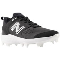 New Balance Men's Fresh Foam 3000v6 Low Molded Baseball Cleats, Black/White