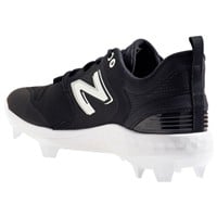 New Balance Men's Fresh Foam 3000v6 Low Molded Baseball Cleats, Black/White