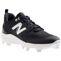 New Balance Men's Fresh Foam 3000v6 Low Molded Baseball Cleats, Black/White