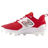 New Balance Men's Fresh Foam 3000v6 Low Molded Baseball Cleats, Red/White