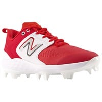 New Balance Men's Fresh Foam 3000v6 Low Molded Baseball Cleats, Red/White