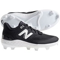 New Balance Men's Fresh Foam 3000v6 Low Molded Baseball Cleats, Black/White