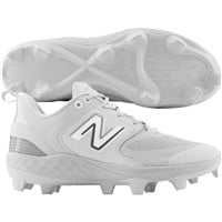 New Balance Men's Fresh Foam 3000v6 Low Molded Baseball Cleats, Grey/White