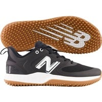 New Balance Men's Fresh Foam 3000v6 Baseball Turf-Trainer Shoes, Black/White