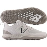 New Balance Men's Fresh Foam 3000v6 Baseball Turf-Trainer Shoes, Grey/White