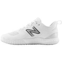 New Balance Men's Fresh Foam 3000v6 Synthetic Baseball Turf-Trainer Shoes, White/White