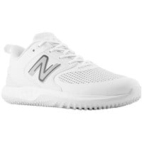 New Balance Men's Fresh Foam 3000v6 Synthetic Baseball Turf-Trainer Shoes, White/White