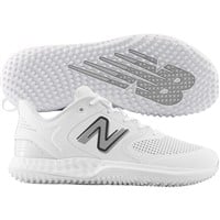 New Balance Men's Fresh Foam 3000v6 Synthetic Baseball Turf-Trainer Shoes, White/White