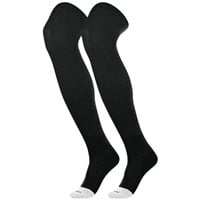 TCK PolyPro Plus Over the Knee Baseball Tube Sock, Black