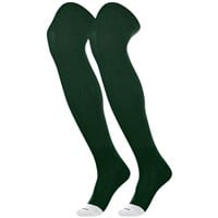 TCK PolyPro Plus Over the Knee Baseball Tube Sock, Black