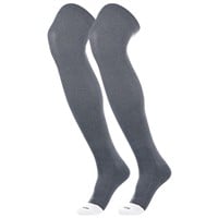 TCK PolyPro Plus Over the Knee Baseball Tube Sock, Grey