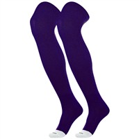 TCK PolyPro Plus Over the Knee Baseball Tube Sock, Purple