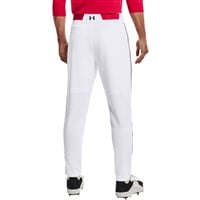 Under Armour Men's Utility Pro Piped Baseball Pant, White/Black