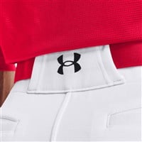 Under Armour Men's Utility Pro Piped Baseball Pant, White/Black