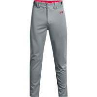 Under Armour Men's Utility Pro Piped Baseball Pant, Grey/Red
