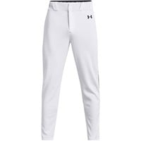 Under Armour Men's Utility Pro Piped Baseball Pant, White/Black