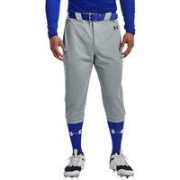 Under Armour Men's Utility Pro Knicker 21 Baseball Pant, White/Black
