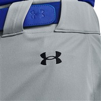 Under Armour Men's Utility Pro Knicker 21 Baseball Pant, White/Black