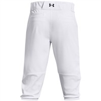 Under Armour Men's Utility Pro Knicker 21 Baseball Pant, White/Black