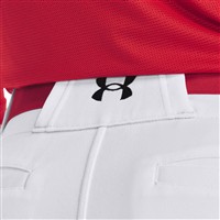 Under Armour Men's Utility Pro Knicker 21 Baseball Pant, White/Black