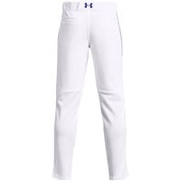 Under Armour Youth Utility Piped 21 Baseball Pant, White/Royal