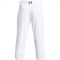 Under Armour Youth Utility Pro Knicker Baseball Pant, White/Black