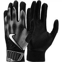 NIKE Alpha Varsity Batting Gloves, Black/Silver