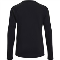 Under Armour Women's Fastpitch Softball Crew Pullover, Black/Grey