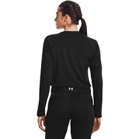 Under Armour Women's Fastpitch Softball Crew Pullover, Black/Grey