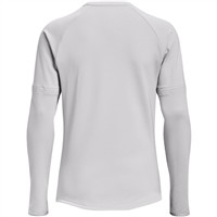Under Armour Women's Fastpitch Softball Crew Pullover, Grey/White