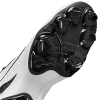 NIKE Men's Alpha Huarache Varsity 4 Low Metal Baseball Cleats, Black/White/Black