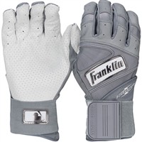 Franklin Adult MLB Powerstrap Infinite Series Batting Glove, Grey