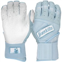 Franklin Adult MLB Powerstrap Infinite Series Batting Glove, Blue
