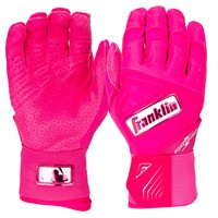 Franklin Adult MLB Powerstrap Infinite Series Batting Glove, Pink