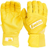 Franklin Adult MLB Powerstrap Infinite Series Batting Glove, Yellow