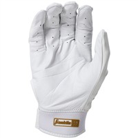 Franklin Womens USA Softball CFX Fastpitch Batting Glove, White/Gold