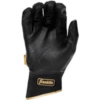 Franklin Adult MLB CFX PRT Protective Batting Glove, Black/Gold