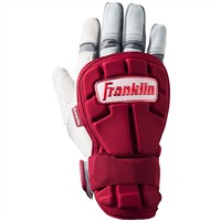 Franklin Adult MLB PRT Series Handguard LG Hand Guard, Burgandy