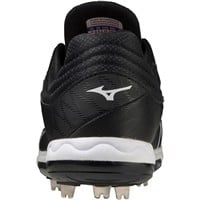 Mizuno Men's SpeedRevo Ace Metal Pitchers Baseball Cleat, Black/White