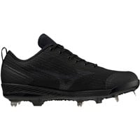 Mizuno Men's Dominant 4 Low Metal Baseball Cleat, Black/White