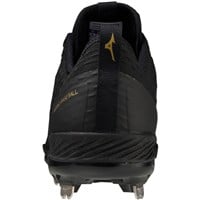 Mizuno Men's Dominant 4 Low Metal Baseball Cleat, Black/White