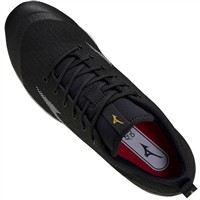 Mizuno Men's Dominant 4 Low TPU Molded Baseball Cleat, Black/White