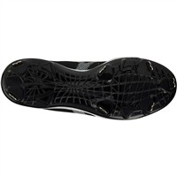 Mizuno Men's Dominant 4 Mid Metal Baseball Cleat, Black/White