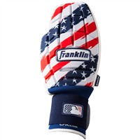 Franklin Adult  CFX Sliding Mitt, Red/White/Blue
