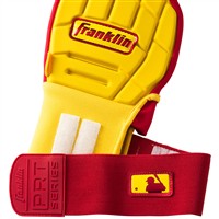Franklin Adult  CFX Sliding Mitt, Yellow/Red