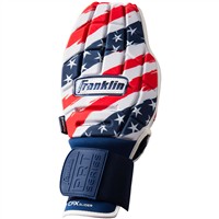 Franklin Adult  CFX Sliding Mitt, Red/White/Blue