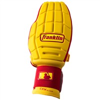 Franklin Adult  CFX Sliding Mitt, Yellow/Red