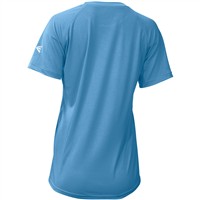 Easton Women's Elite Performance Softball Fastpitch Training Shirt, Light Blue