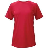 Easton Women's Elite Performance Softball Fastpitch Training Shirt, Red