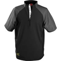 Rawlings Adult Color Sync Short Sleeve Cage Jacket, Black